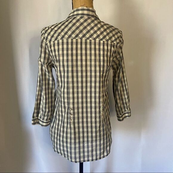 LUCKY BRAND Live in Love Button-Down Shirt Small - Picture 4 of 10